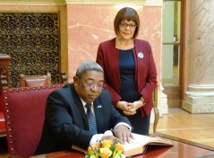 7. februar 2017. Predsednica Narodne skupštine Republike Srbije sa predsednikom Narodne skupštine Republike Madagaskar